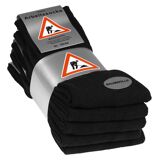 Herren Arbeitssocken robust und strapazierfähig in schwarz - 5er Pack