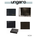 UNGARO men's leather wallets 