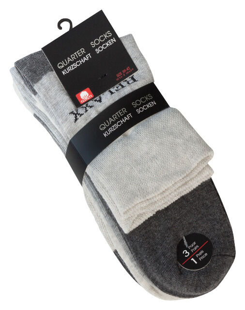 Herren Kurzschaftsocken RELAXX Ohne Gummibund, 3er Pack Auf Grosshandel.eu