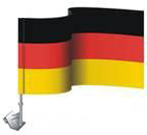 2 x 2 Stück Außenspiegelflagge Deutschland Außenspiegel Flagge Fußball WM 2018 