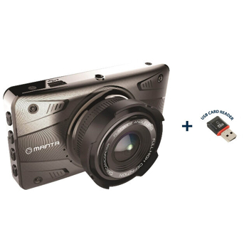 Manta 2in1 FullHD Auto Dashcam 1080p 3,2 Zoll Webcam WDR Weitwinkel (15880215) - Restposten.de