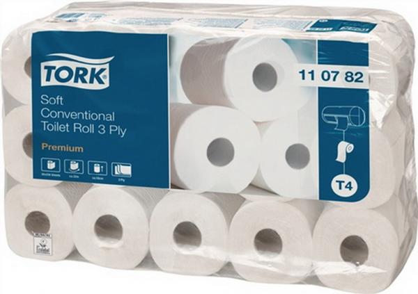 H4380-1 24 Rollen Toilettenpapier 3-lagig Toilette WC Papier 