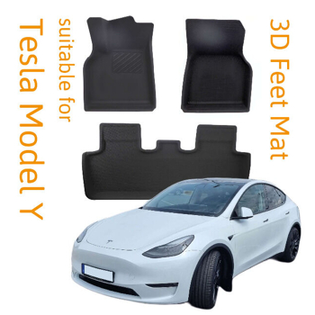 3D Fußmatten Set passend für Tesla Model Y / Performance